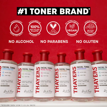 THAYERS Rose Petal Alcohol-Free Facial Toner 12oz
