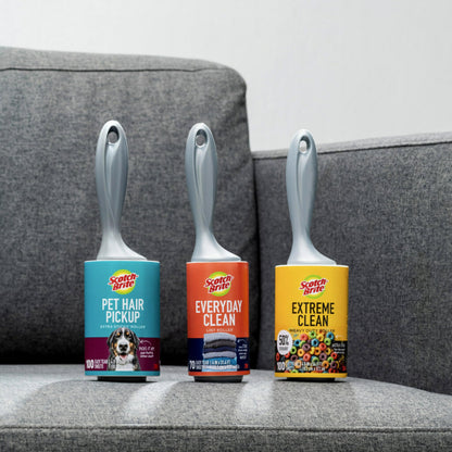 3 Pack Scotch-Brite Lint Roller for Pet Hair