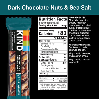 KIND Dark Chocolate Nuts & Sea Salt Bars