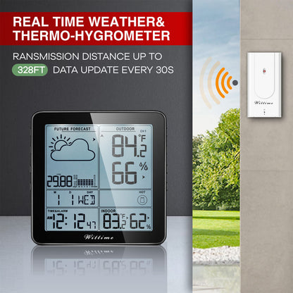 Wittime Wireless Weather Station with Atomic Clock