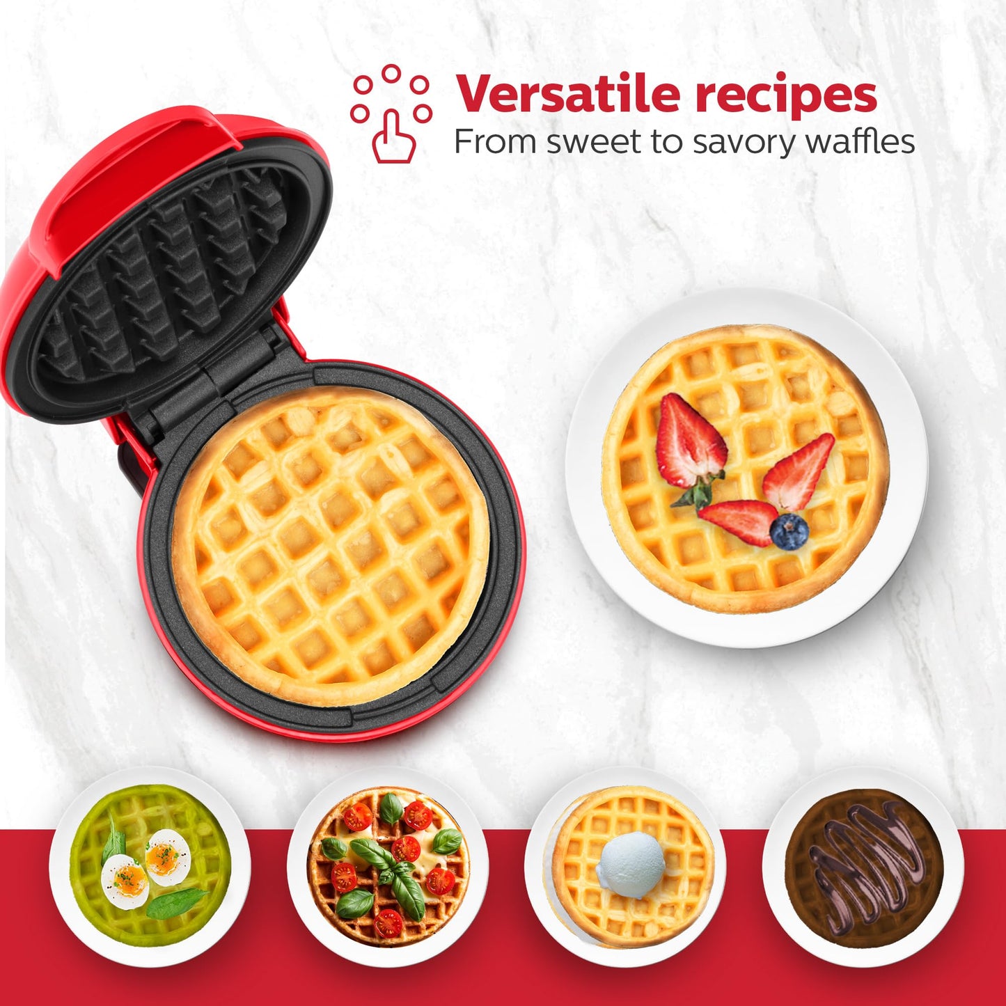 Mini Waffle Maker by Holstein Housewares