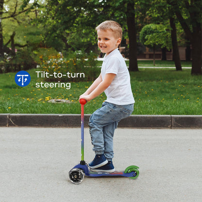 PJ Masks 3-Wheel Kick Scooter with Light Up Wheels
