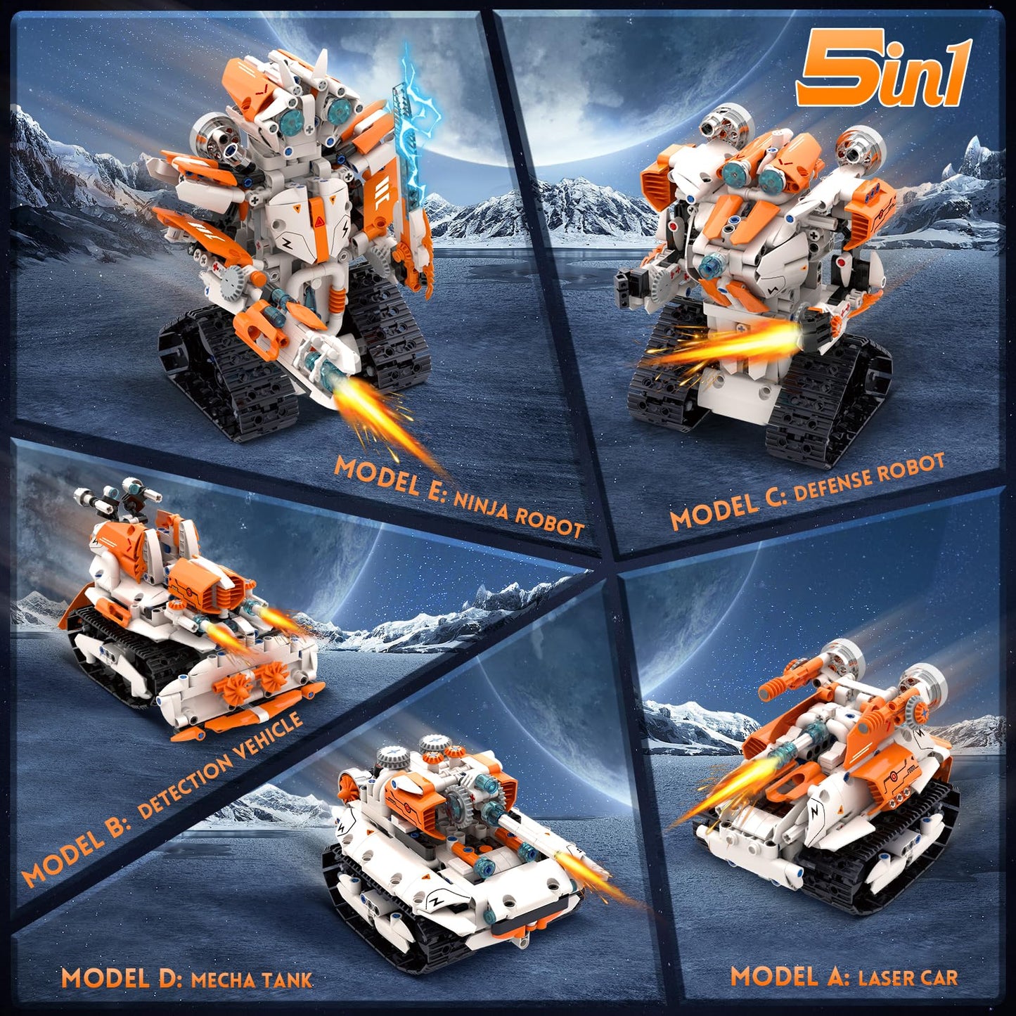 STEM Robot Building Kit for Ages 6-14