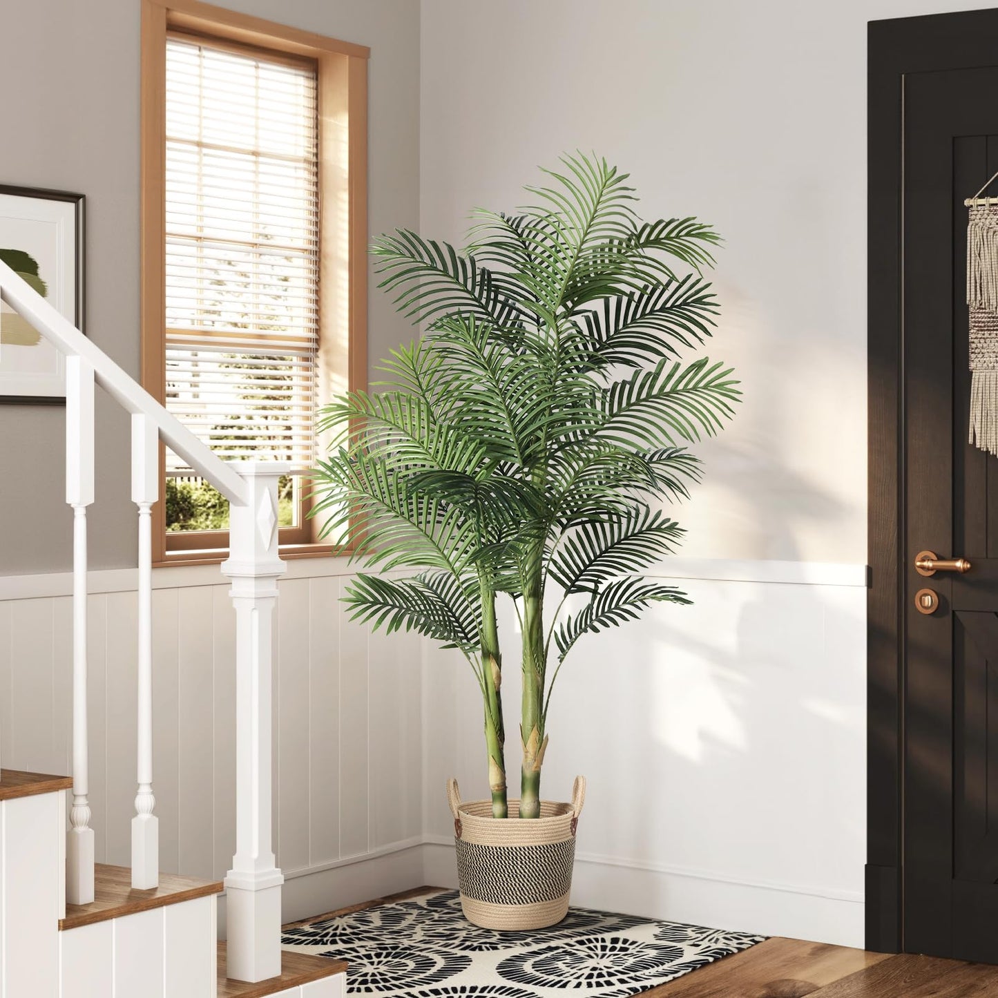 6FT Artificial Golden Cane Palm Tree