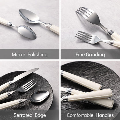 20-Piece CAROTE Stainless Steel Flatware Set