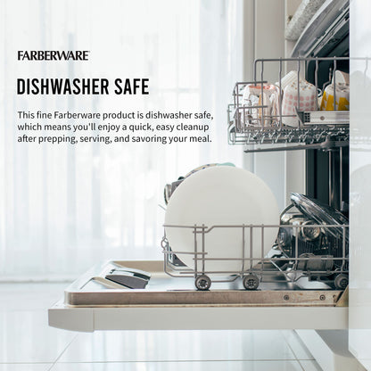 Farberware Large Plastic Cutting Board with Handle
