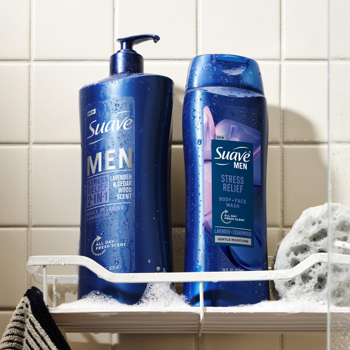 18 oz Suave Stress Relief Body Wash Pack