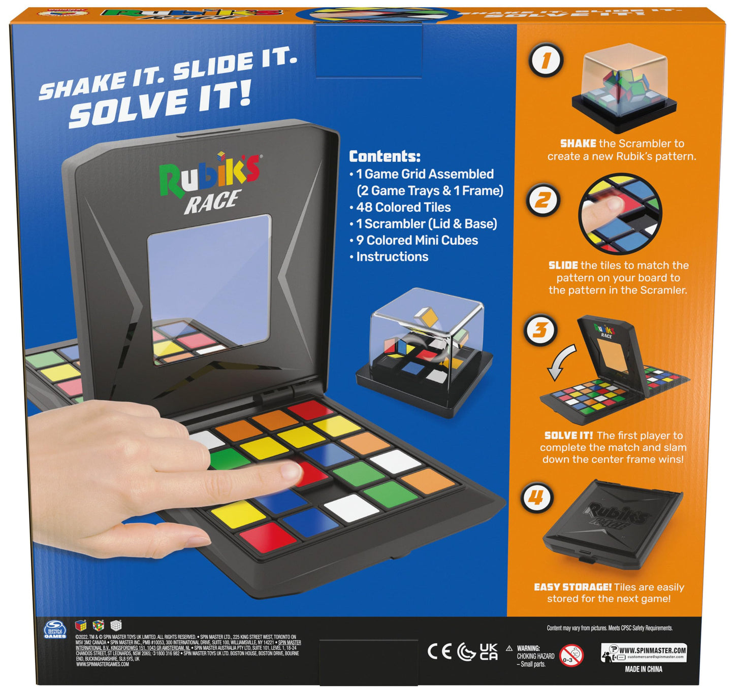 Rubik's Race Fast-Paced Strategy Board Game