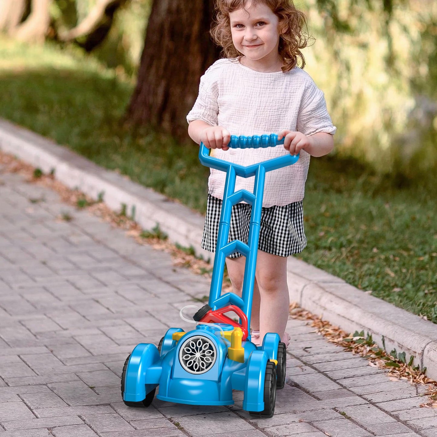 Bubble Lawn Mower Toy for Toddlers