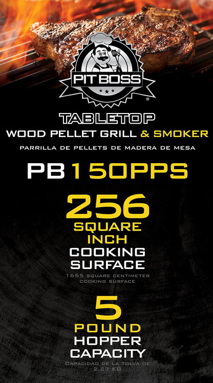 Table Top Wood Grill with Temperature Control