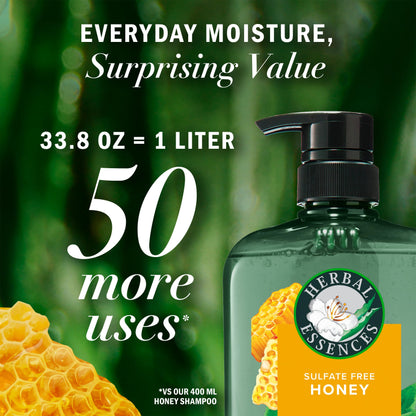 Herbal Essences Moisturizing Shampoo with Honey, 33.8oz