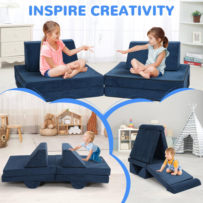 8PC Foam Kids Play Couch Set