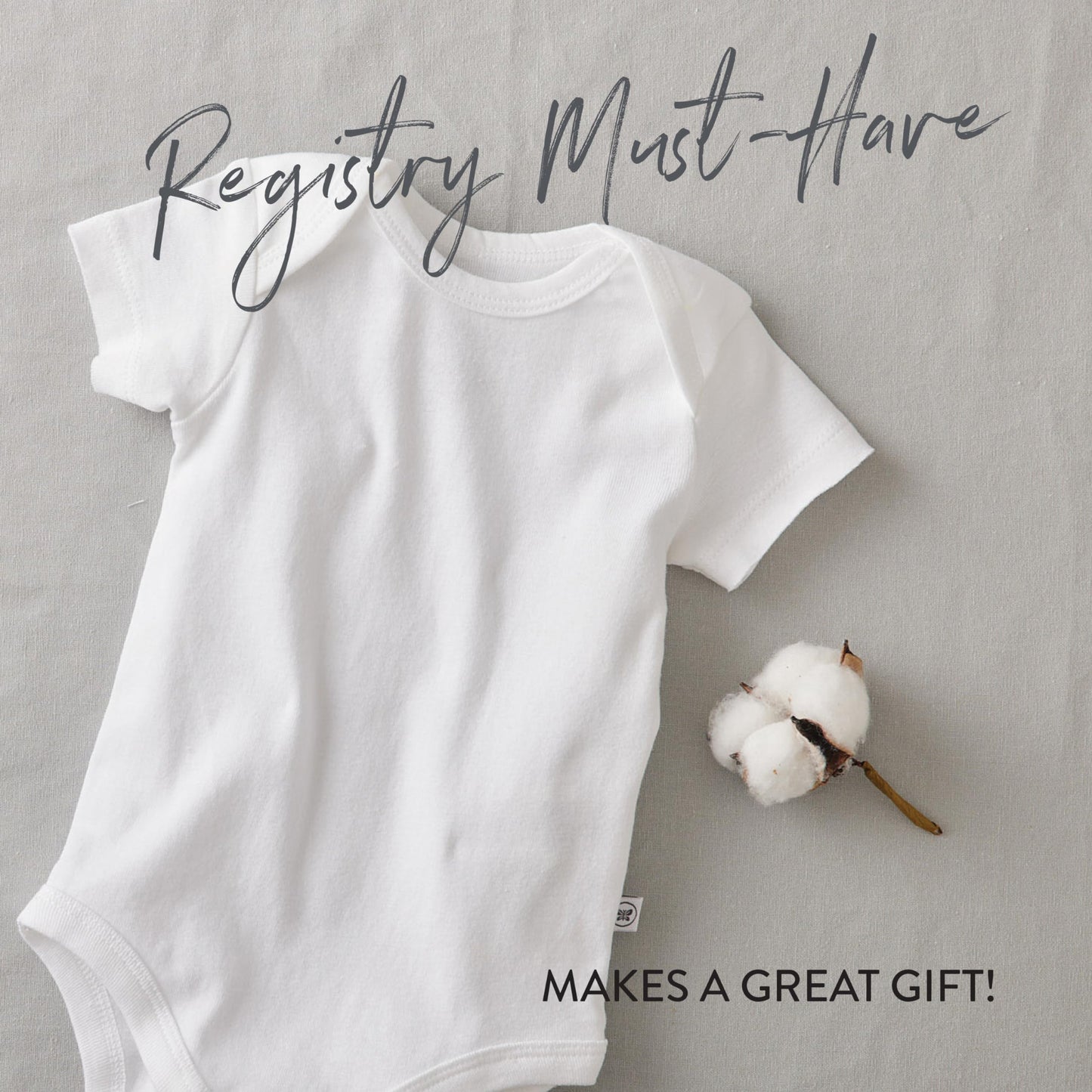 3-Pack HonestBaby Organic Cotton Bodysuits for Infants