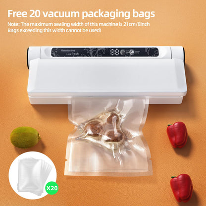 Vacuum Sealer with 20 Bags, Dual Use
