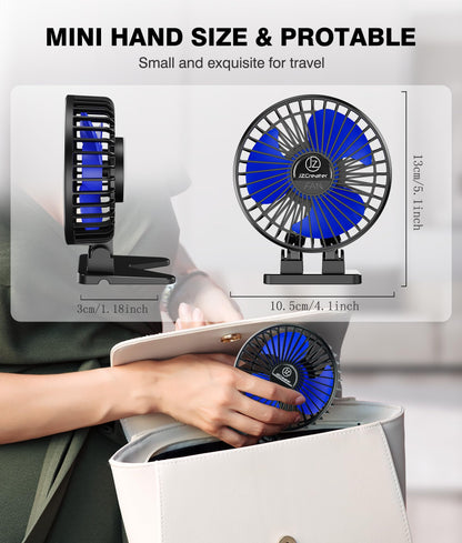 Mini Portable USB Desk Fan with 3 Speeds