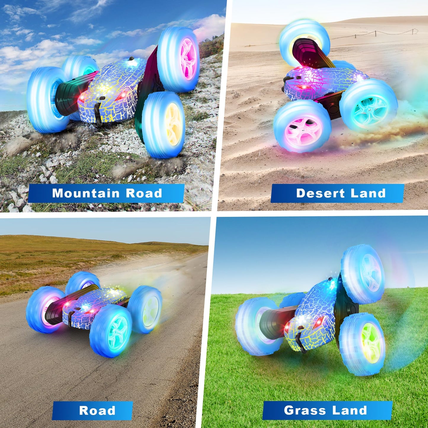 ORRENTE 4WD RC Car with 360° Rotation