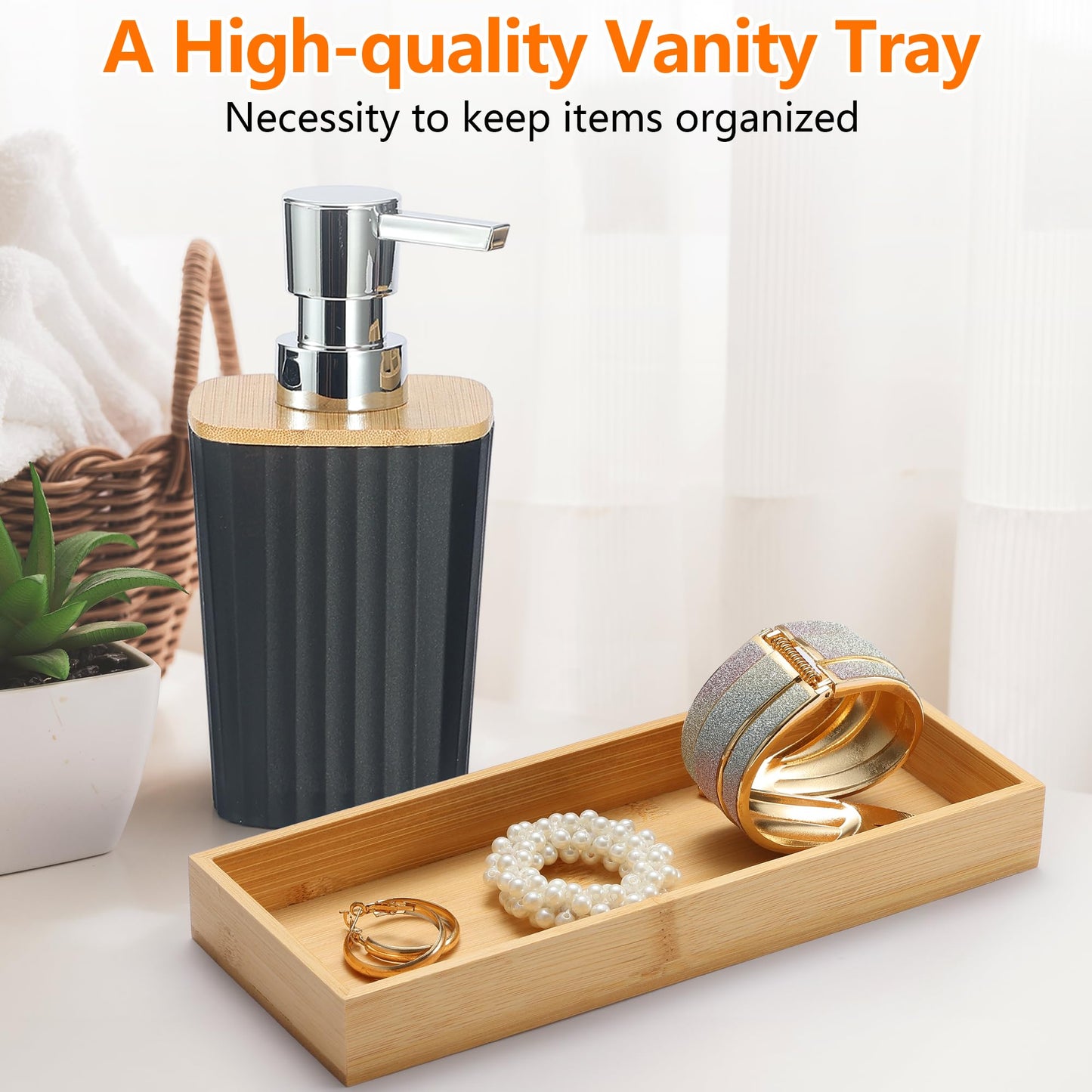9-Piece Black Bathroom Accessories Set
