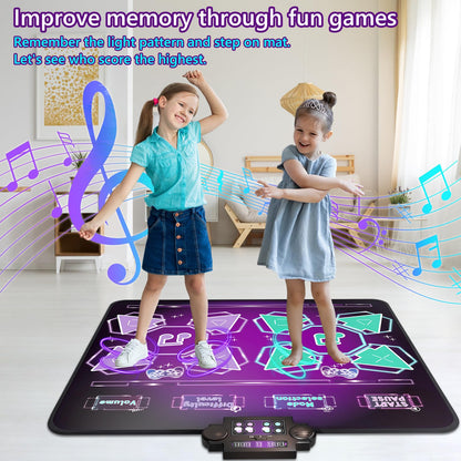 Kids Dance Mat - 2-Player Electronic Floor Game