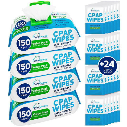 CPAP Mask Cleaning Wipes - Large 4 Pack