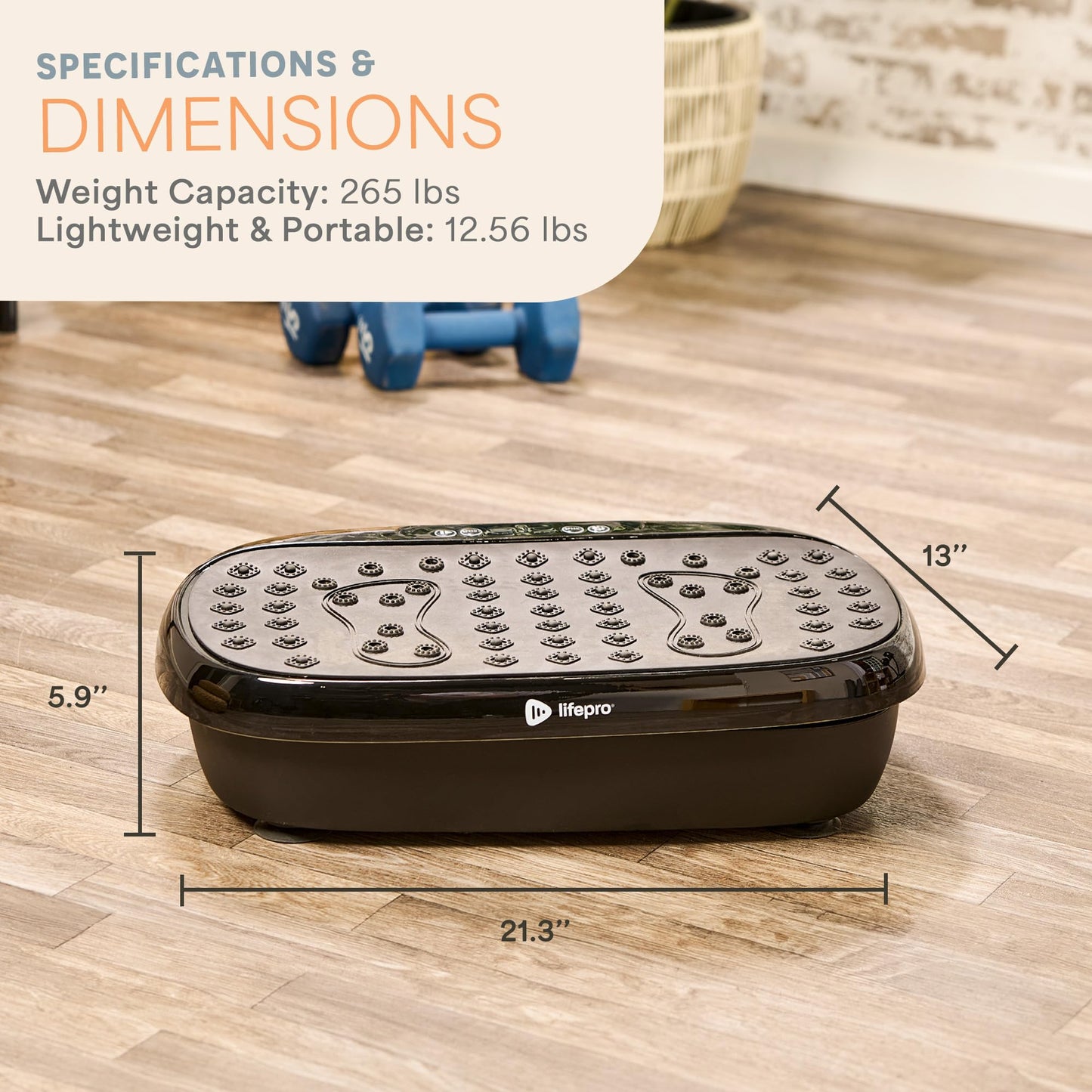 LifePro Vibration Plate for Muscle Toning & Recovery
