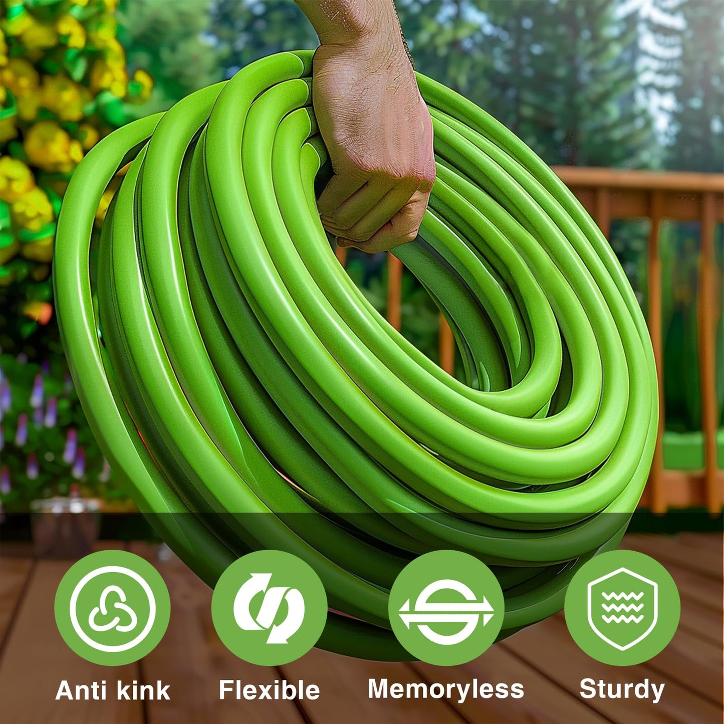 Lefree 5/8" x 25 ft Heavy Duty Water Hose