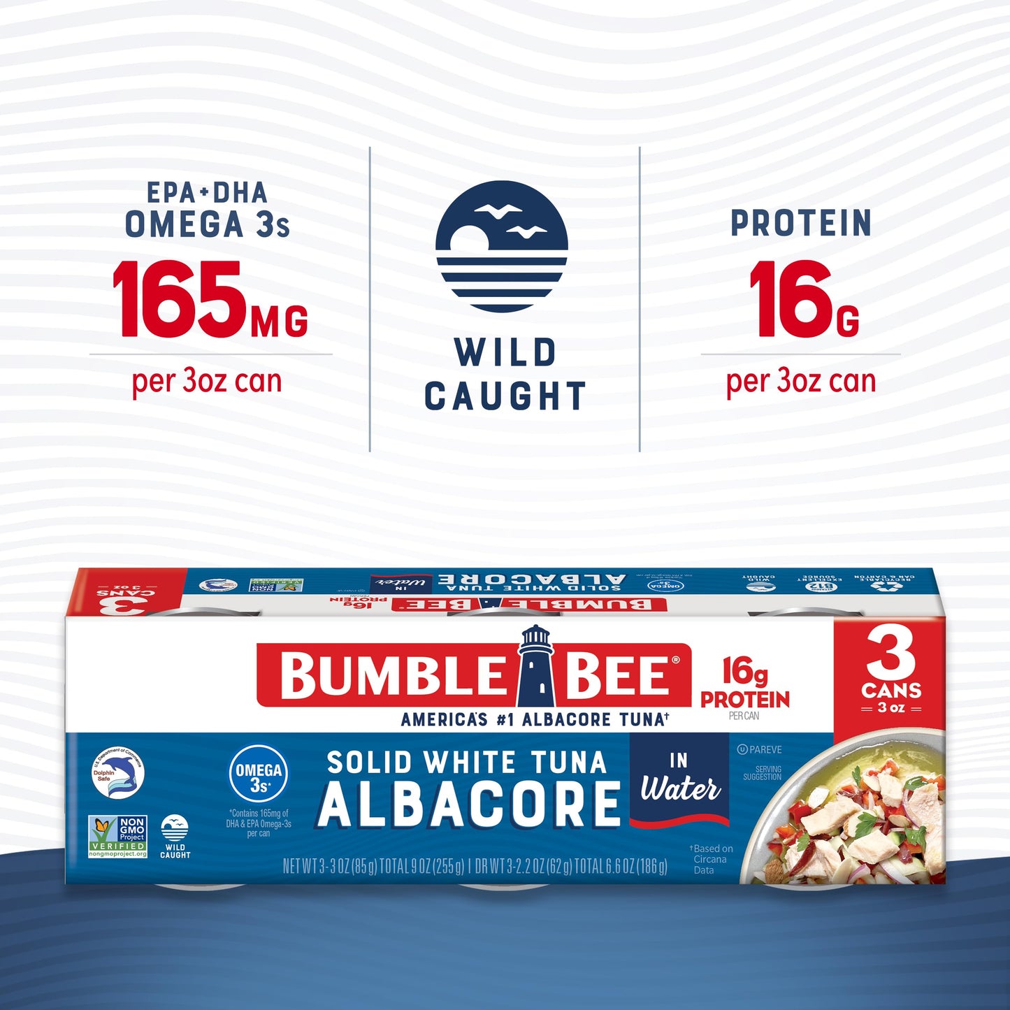 Bumble Bee Solid White Albacore Tuna 3 oz Pack