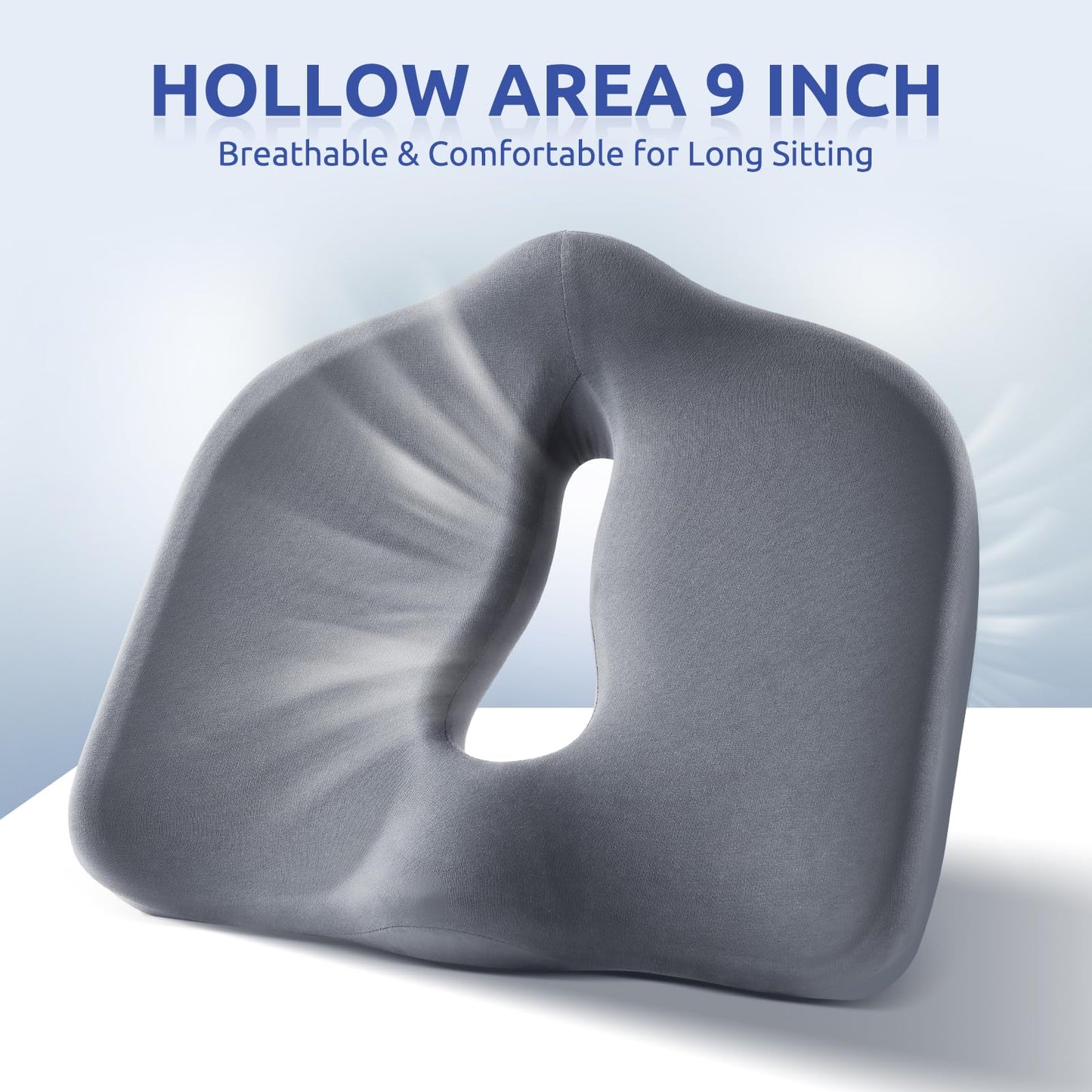 Ergonomic Memory Foam Seat Cushion for Comfort