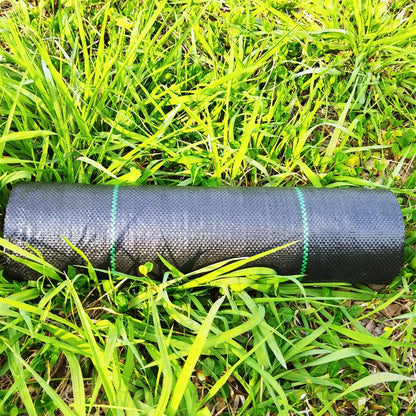 EXTRAEASY Garden Weed Barrier Landscape Fabric,Weed Block Fabric Heavy Duty 3.2OZ,Woven Mulch for Landscaping Ground Cover Weed Control Fabric, Black Garden Bed Liner (1.4ft x 150ft)