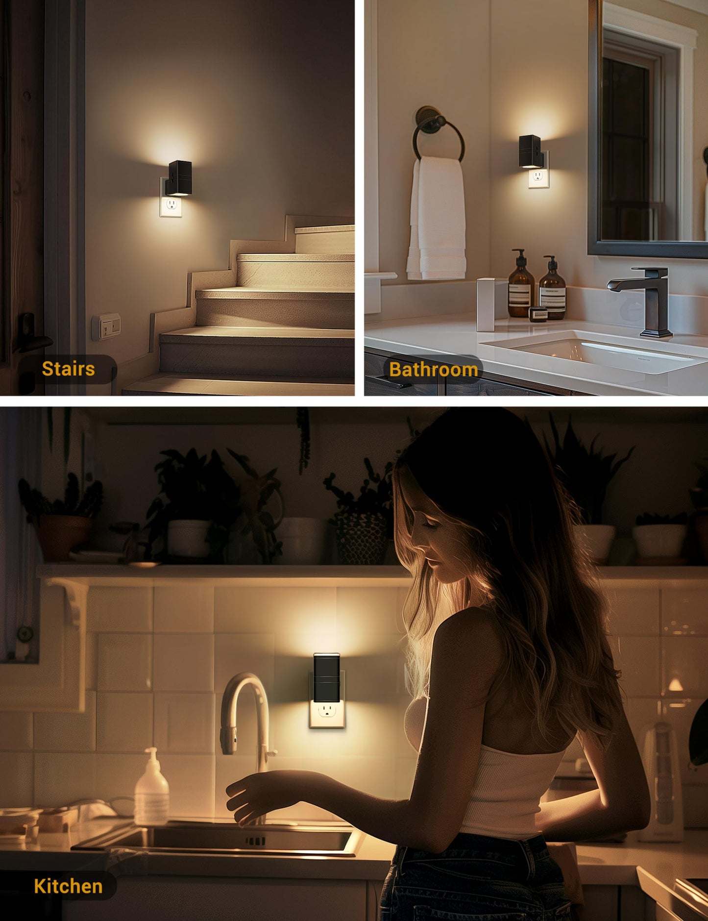 LED Night Light with Adjustable Brightness