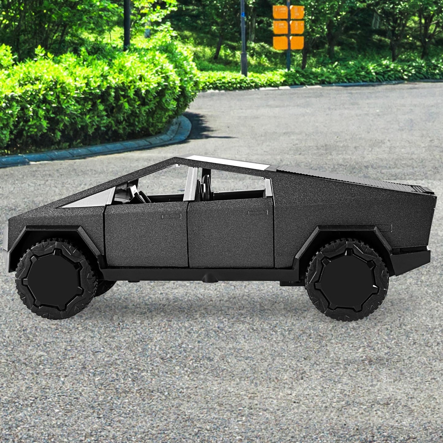Diecast Pickup Truck Toy with Lights and Sounds