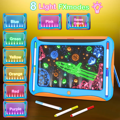 Magic LED Drawing Board for Kids with Pens