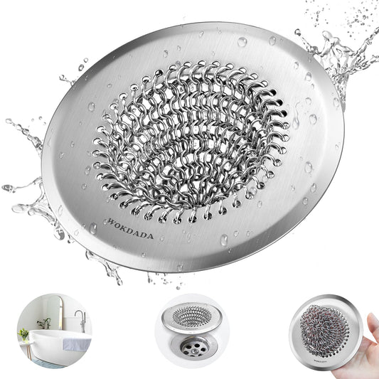 304 Stainless Steel Bathtub Drain Hair Catcher