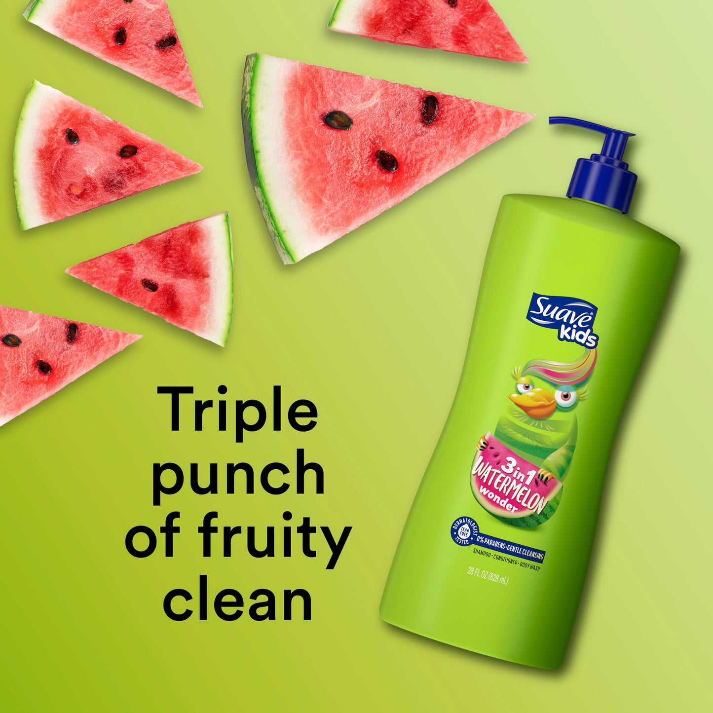 Suave Kids 3-in-1 Body Wash & Shampoo Pack