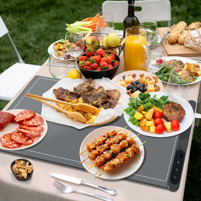 Rollable Electric Warming Tray with 6 Temp Settings