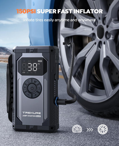 TREKURE 8-in-1 Jump Starter and Air Compressor