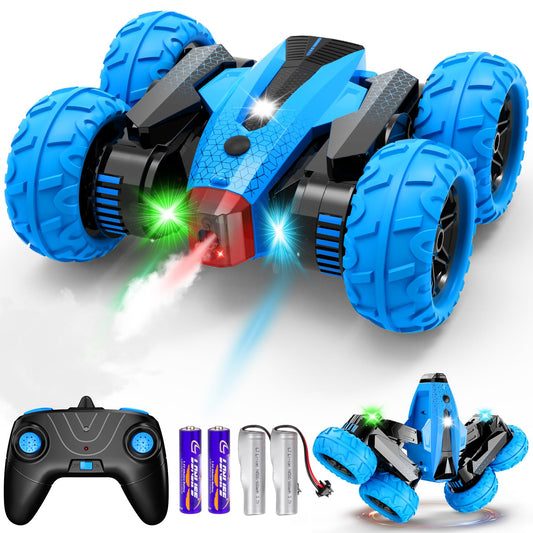 SUPIREO 4WD Stunt RC Car with Headlights