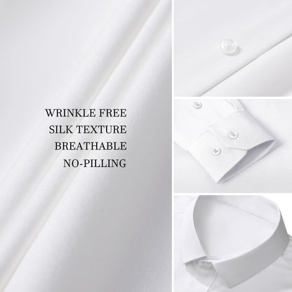 LUPURTY Long Sleeve Dress Shirt for Men