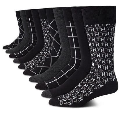 10 Pairs Tommy Hilfiger Men's Cotton Dress Socks