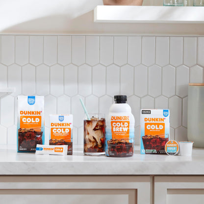 6 Pack Dunkin' Cold Ground Coffee