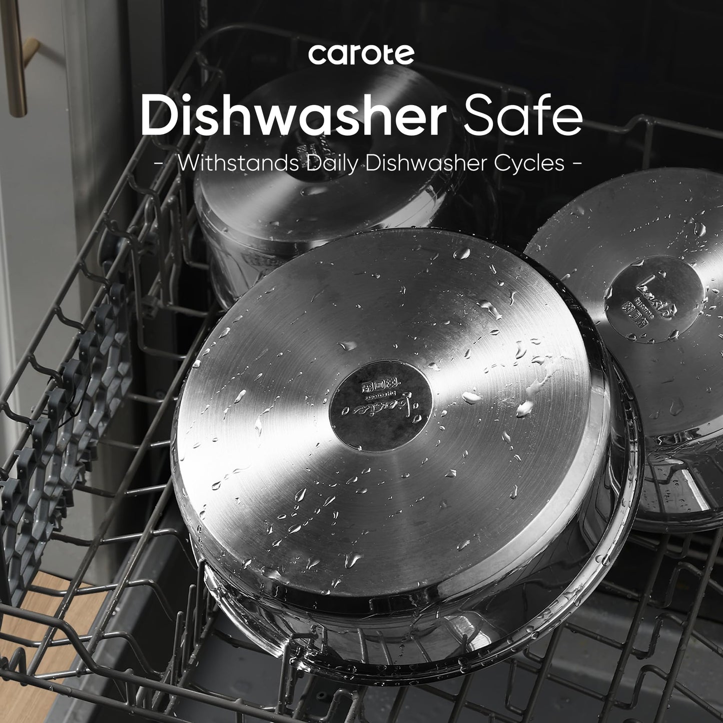 14-Piece CAROTE Non-Stick Cookware Set with Handles