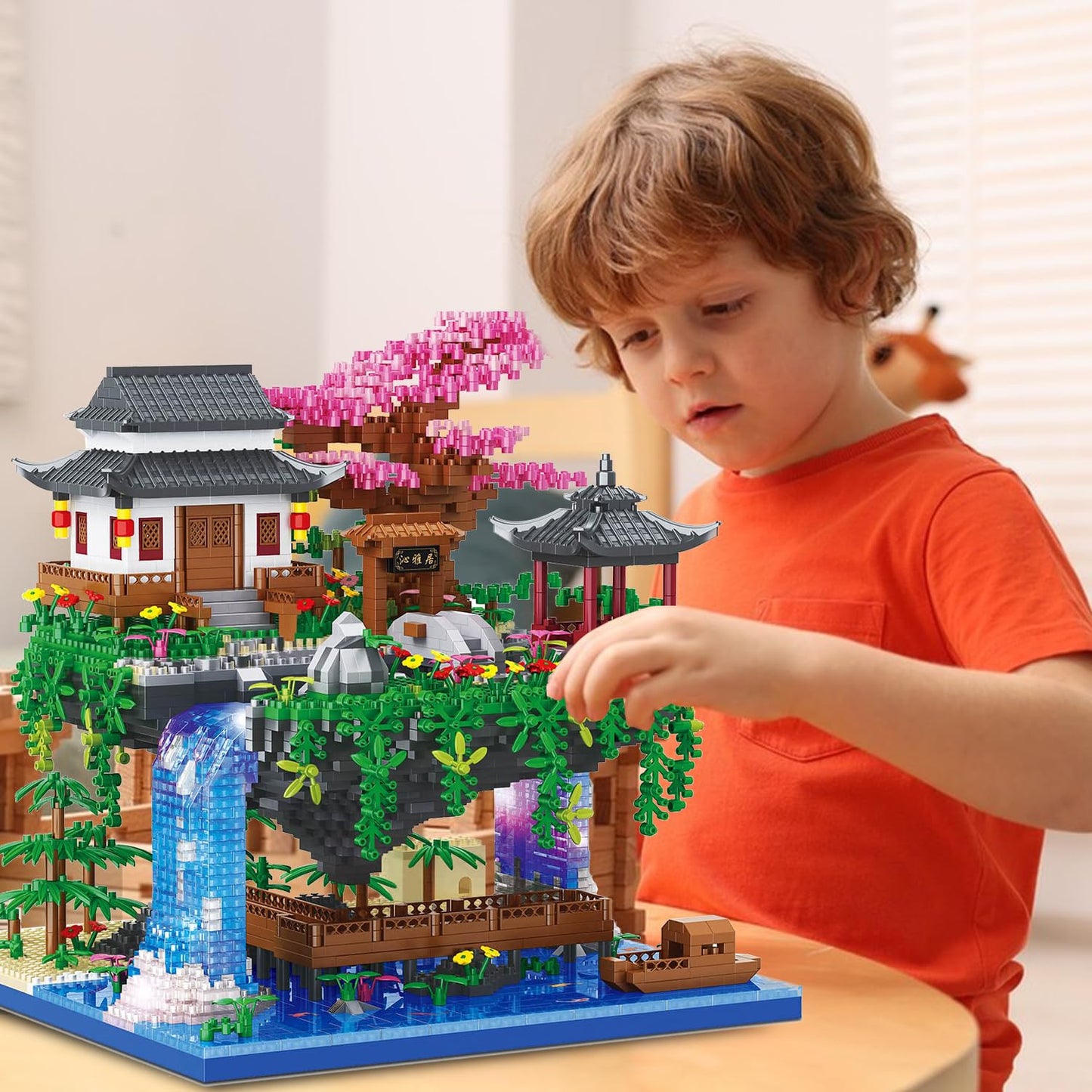 Micro Building Blocks Cherry Bonsai Tree Kit