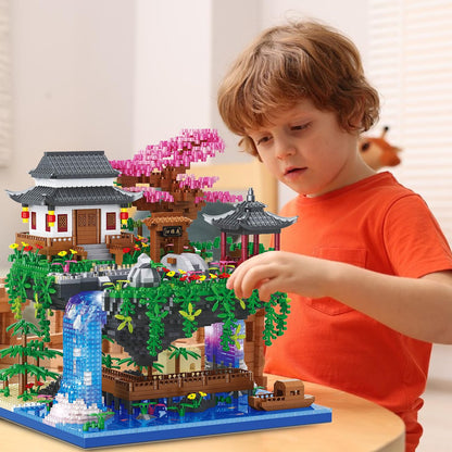 Micro Building Blocks Cherry Bonsai Tree Kit