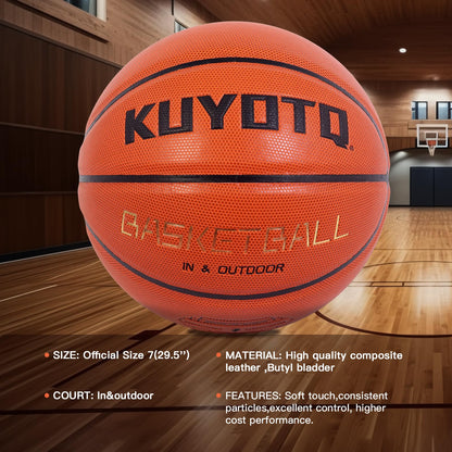 29.5" Size 7 Composite Leather Basketball for All
