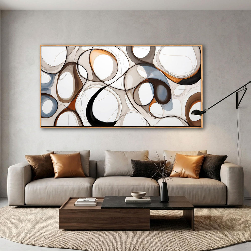 Framed Abstract 20x40 Framed Abstract Canvas Wall Art – Save Crazy Deals