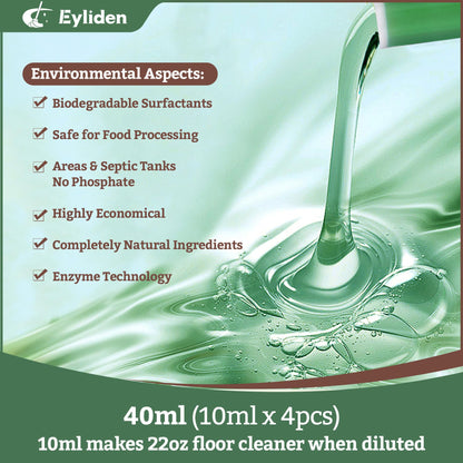 Eyliden Spray Mop & Natural Floor Cleaner Set