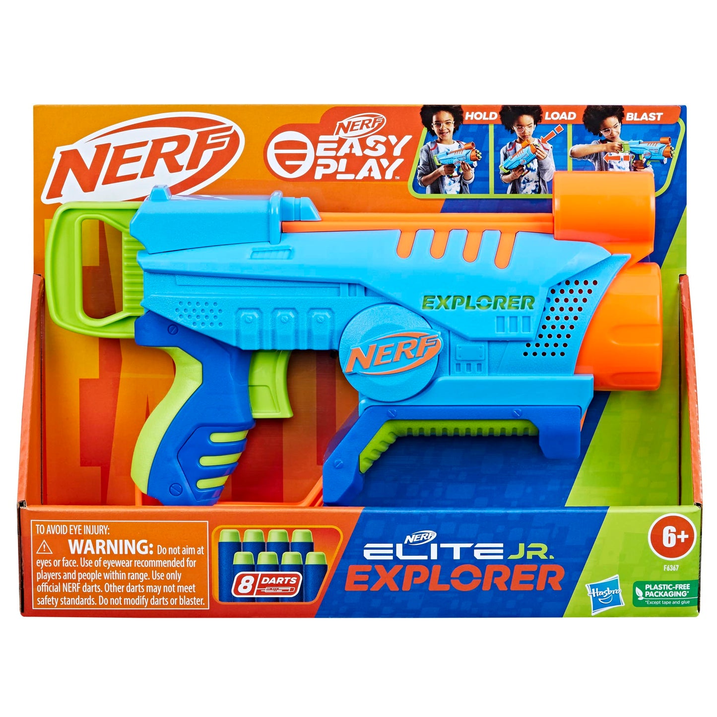 Nerf Elite Junior Foam Blaster with Darts