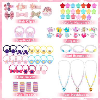 Jewelry Toys Set for Girls, 172 Pcs