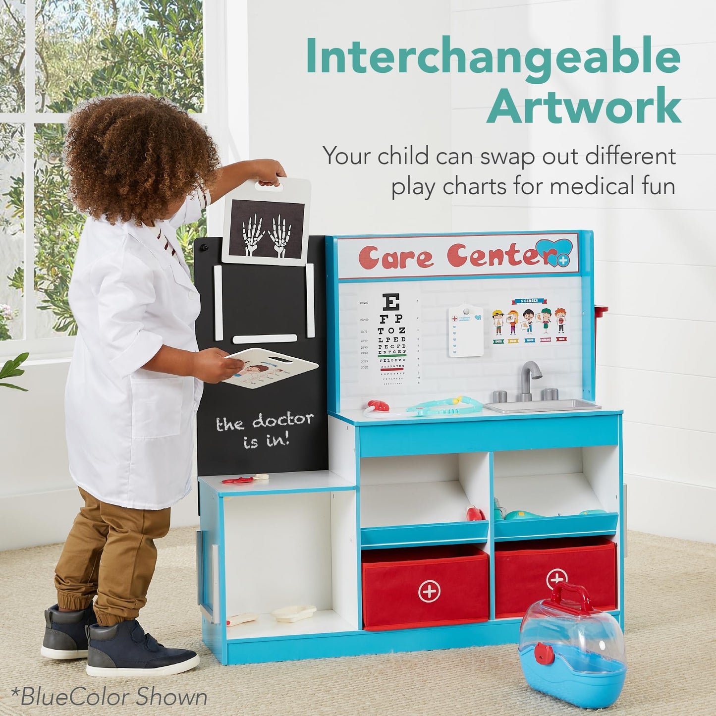 Pretend Play Doctor's Office Toy Set for Kids