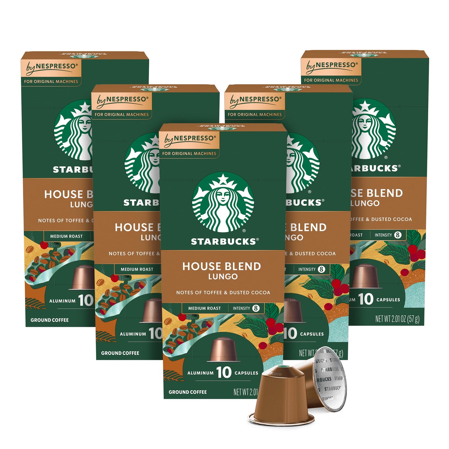 Starbucks House Blend Medium Roast Espresso Pods
