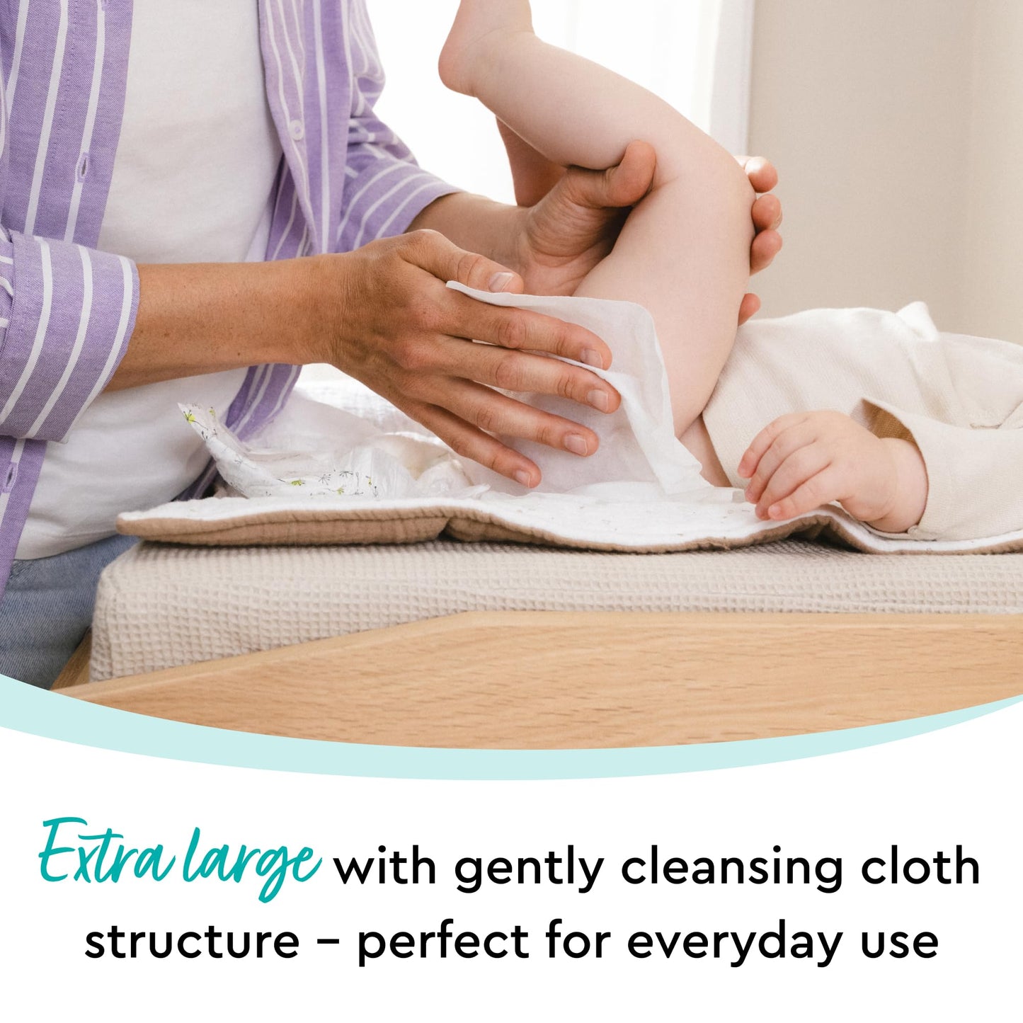 LILLYDOO Extra Large Hypoallergenic Baby Wipes